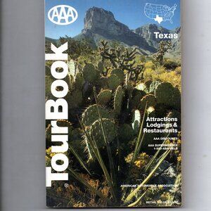 Vintage AAA Tour Guide Book -Texas 1995/1996